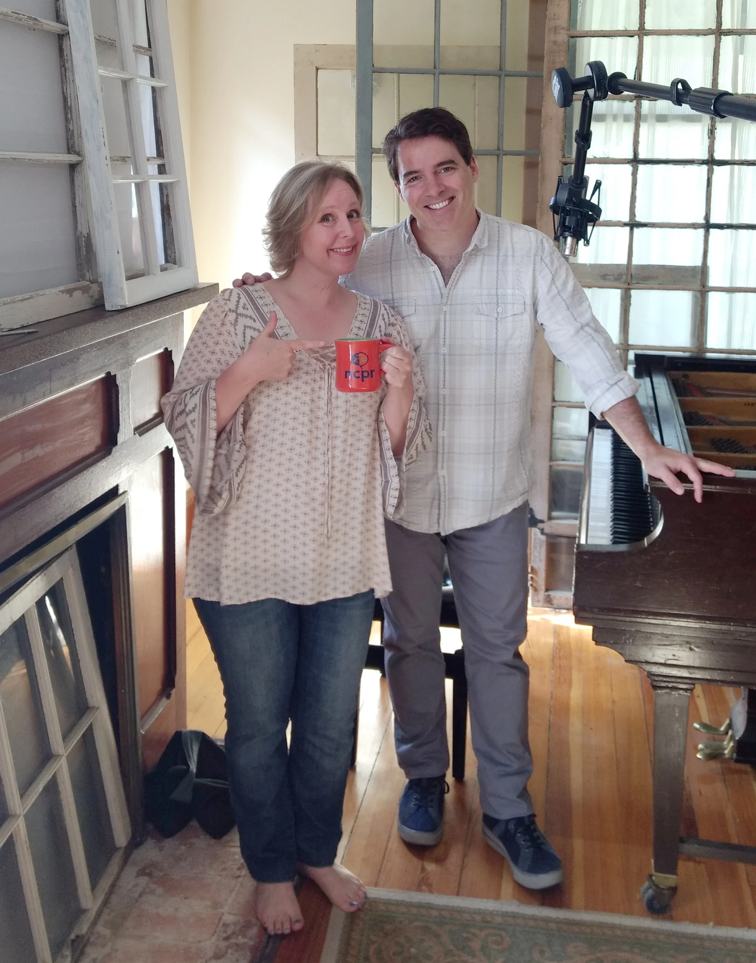 A little piece of home, an NCPR mug found at BeehivePro. 