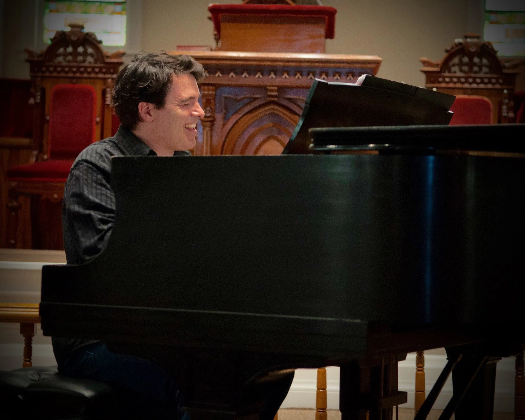 Jazz pianist, Daniel Kelly. Photo: Alicia Bodmer