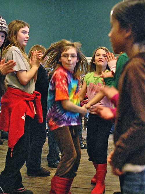 Clap 'em to the bottom of the set.