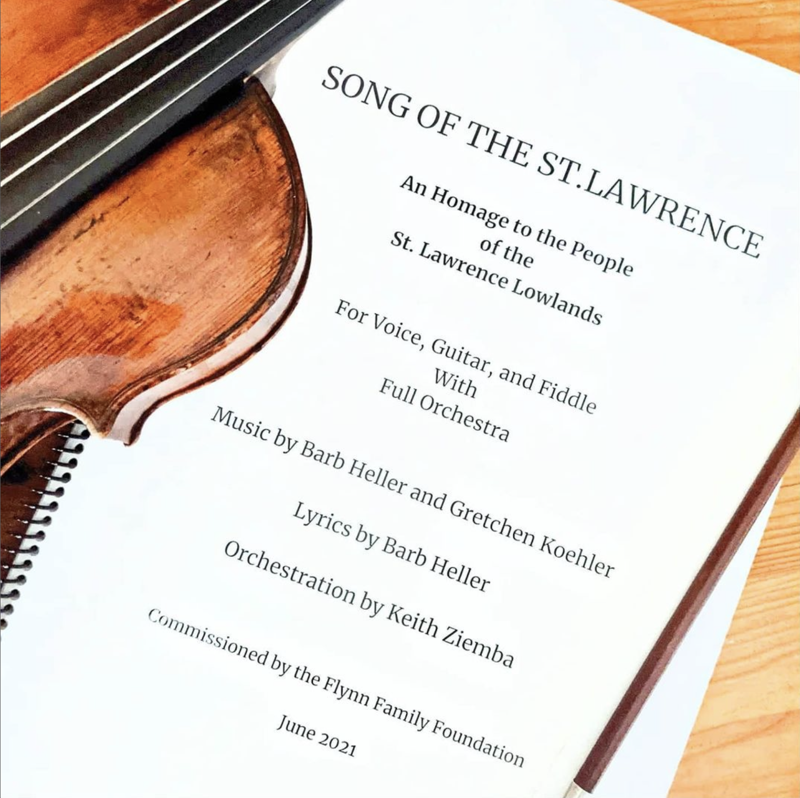 Song of the St. Lawrence by Gretchen Koehler & Barb Heller