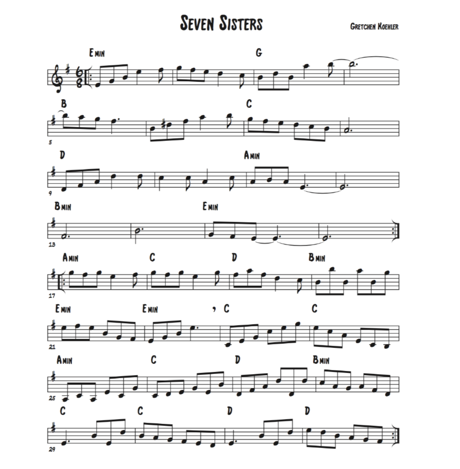 TUNE: The Seven Sisters (Jig)