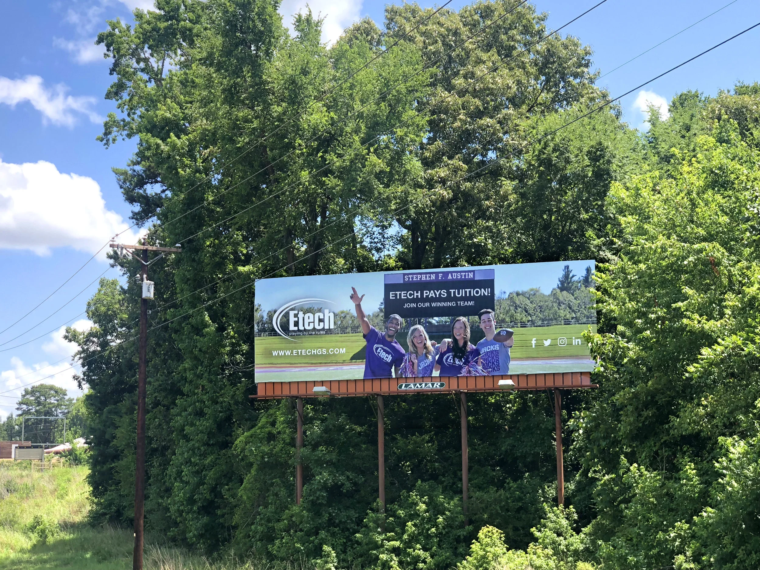 Etech Recruiting Billboard See The Full Design →
