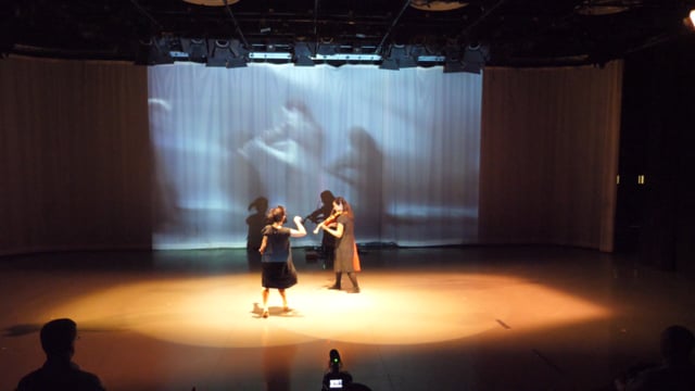 Trading Shadows, Hunter College, Black Box Theatre, NYC (live video excerpt)