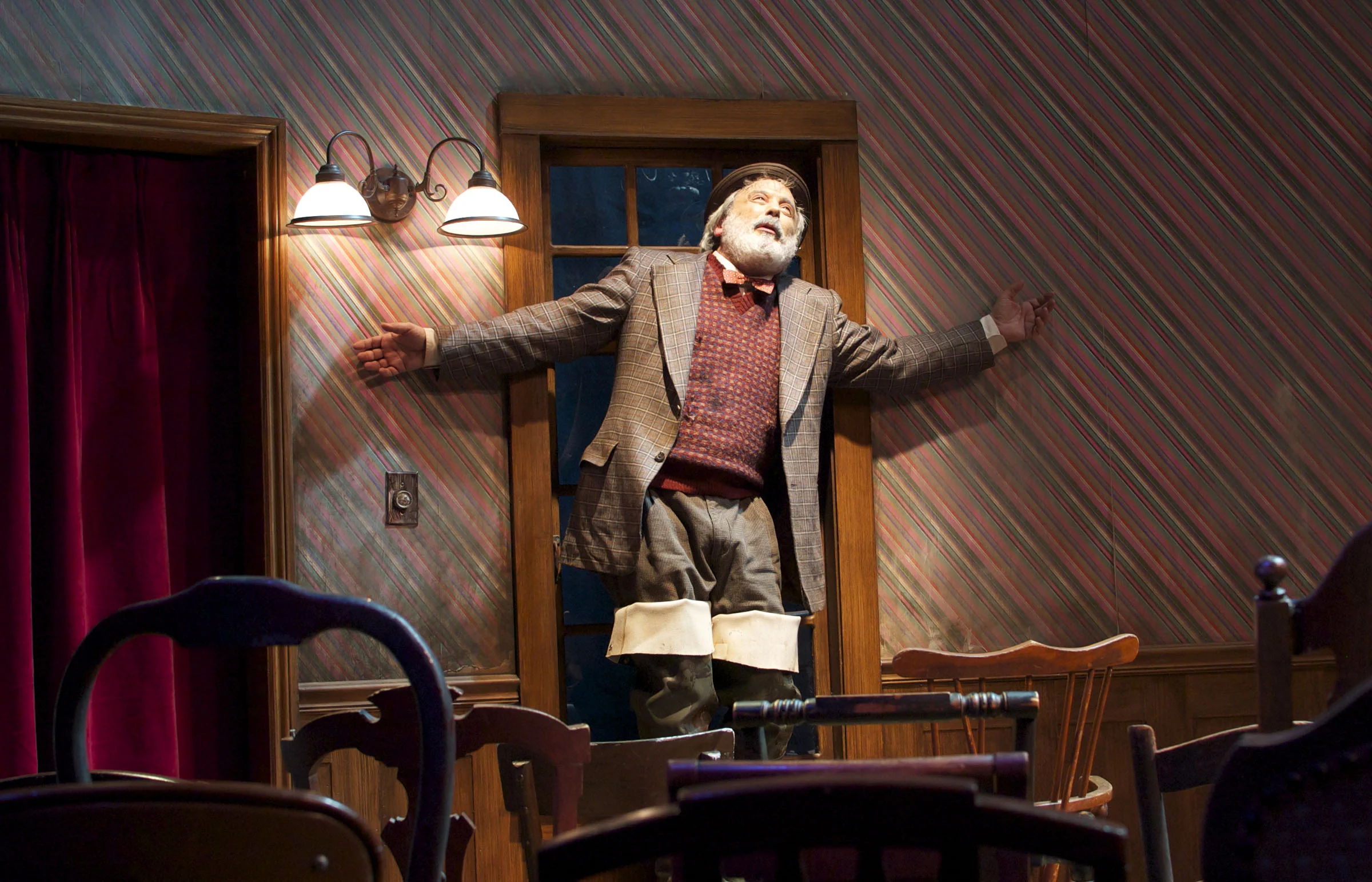 The Chairs / Cutting Ball Theater/ 2013 “while Theodore J.H. Hulsker's murmuring sound design of crashing waves, angry winds, and the strident doorbell could almost be another character in the play, so thoroughly does it set the tone in ways that Ionesco might not have approved of, but is all the better for.” -SFBG.com "Theodore J.H. Hulsker’s subtle sound design that sometimes seems to be transmitted faintly from another world.” -SFexaminer