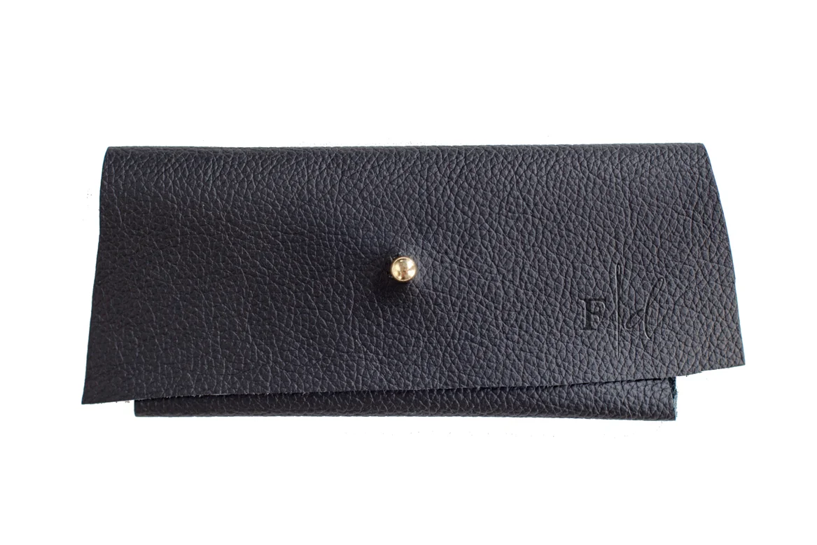 Brass Stud Card Holder