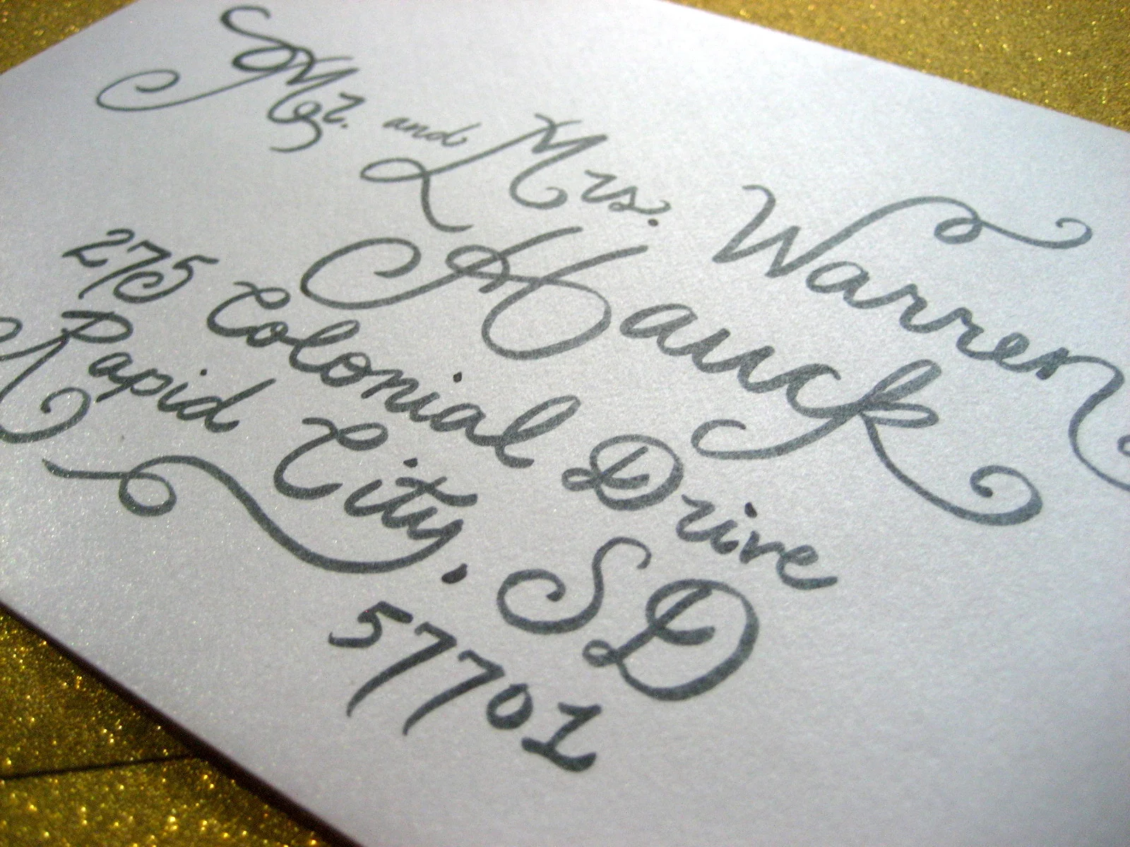 Addressing envelopes