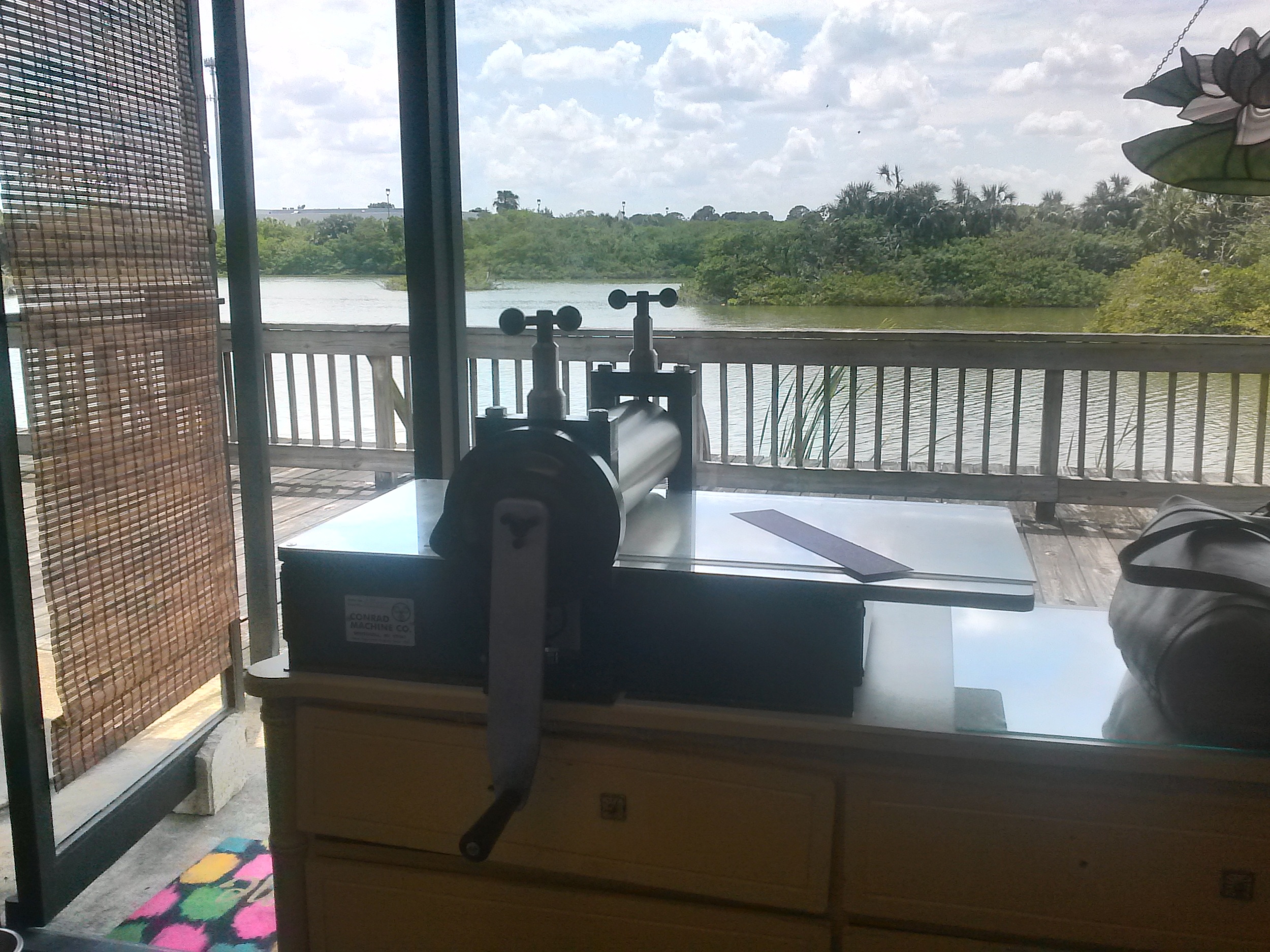 Love the natural light for printing!