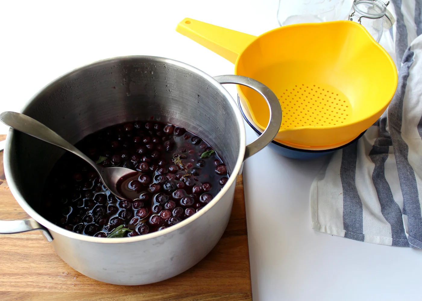 Simple Blueberry Basil Syrup Recipe — Tag & Tibby Design