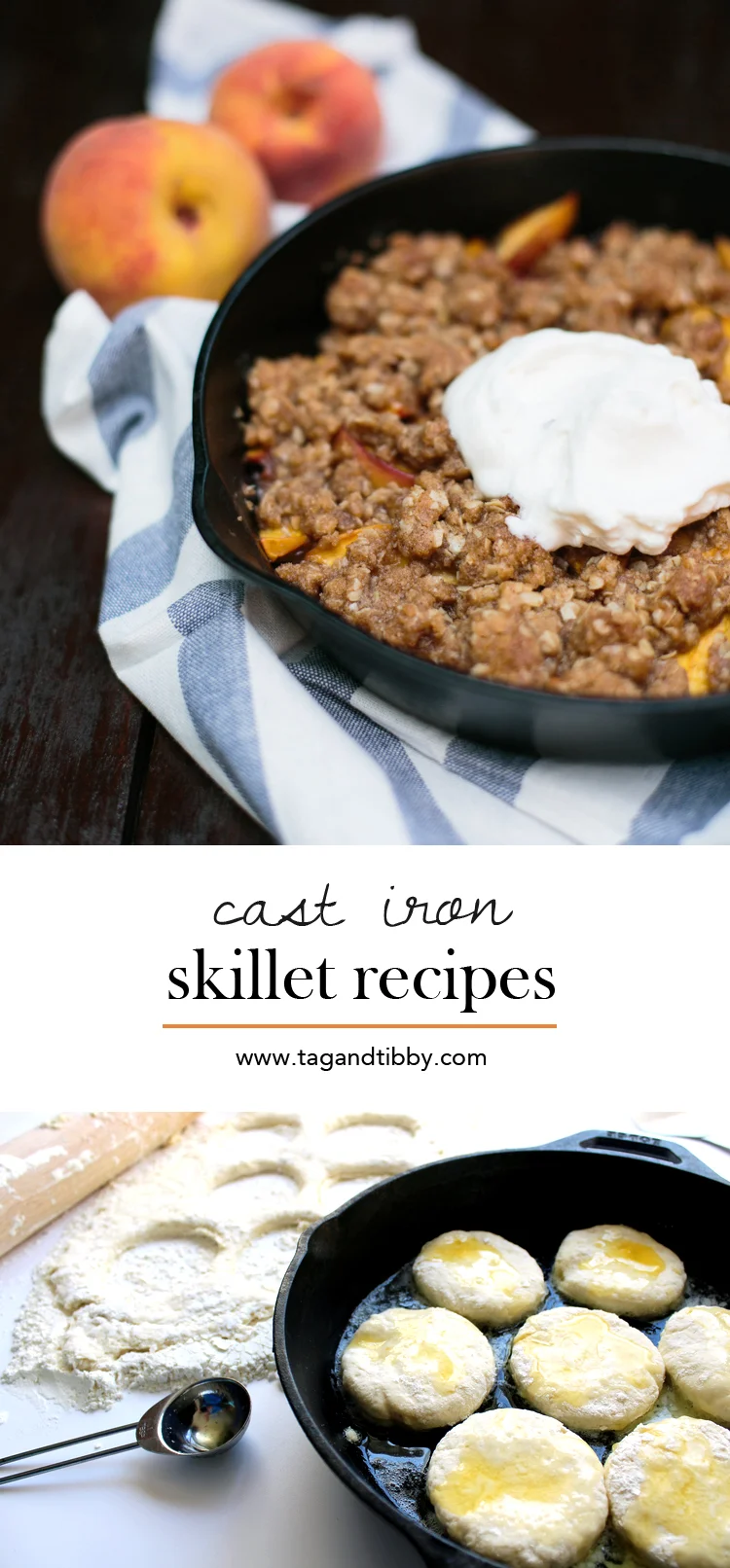 5 Cast Iron Skillet Recipes — Tag & Tibby Design