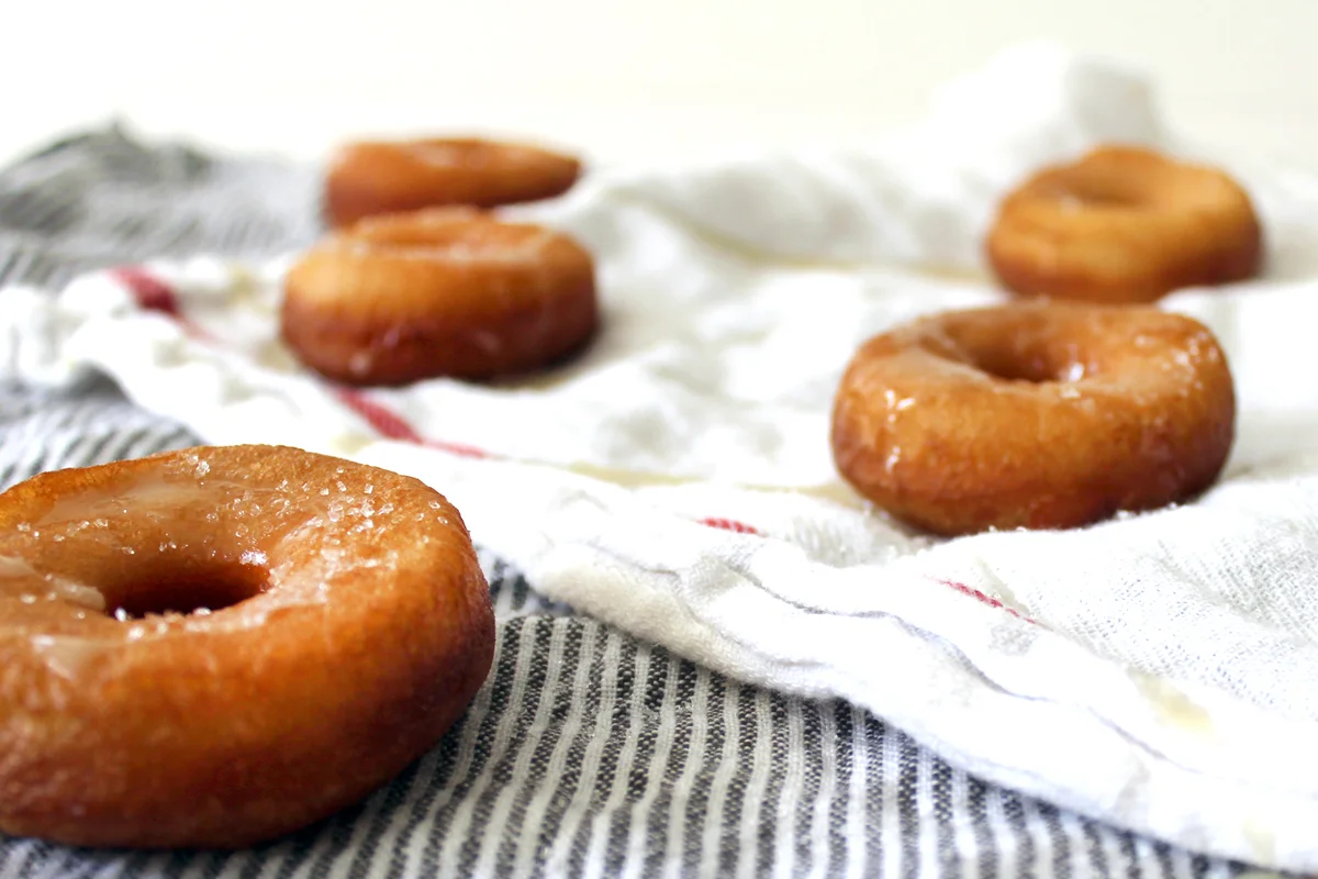 One Step Homemade Donuts With Maple Buttermilk Glaze Tag Tibby Design