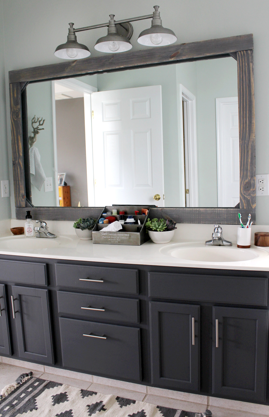 How To Frame A Bathroom Mirror