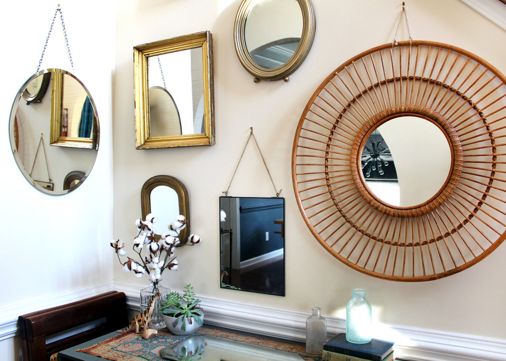 How To Make A Mirror Gallery Wall, How To Make Wall Mirror