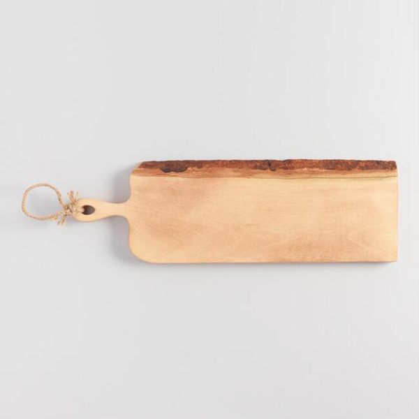 Raw Edge Wood Paddle