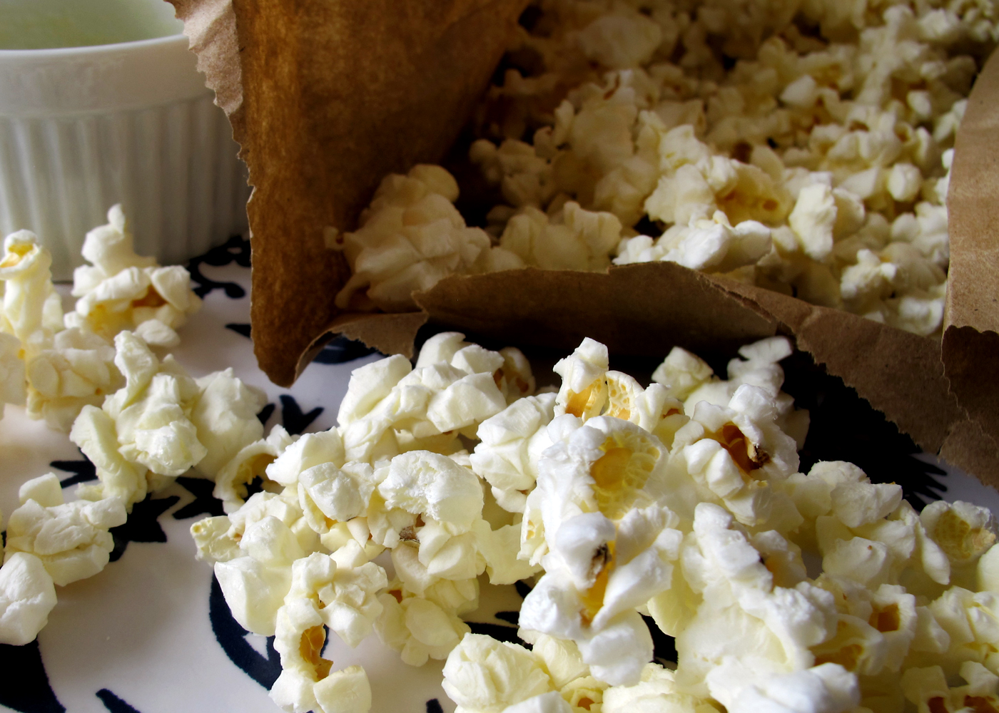 brown bag microwave popcorn — Tag & Tibby Design