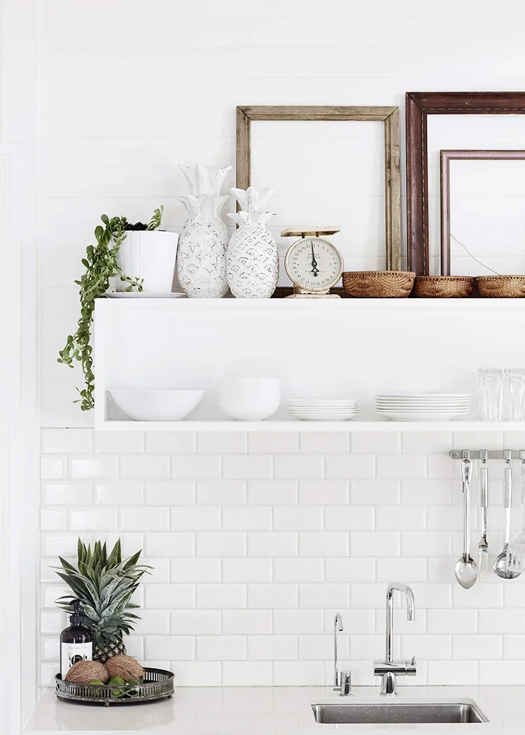 12 Ways to Decorate Above Kitchen — Tag & Tibby Design