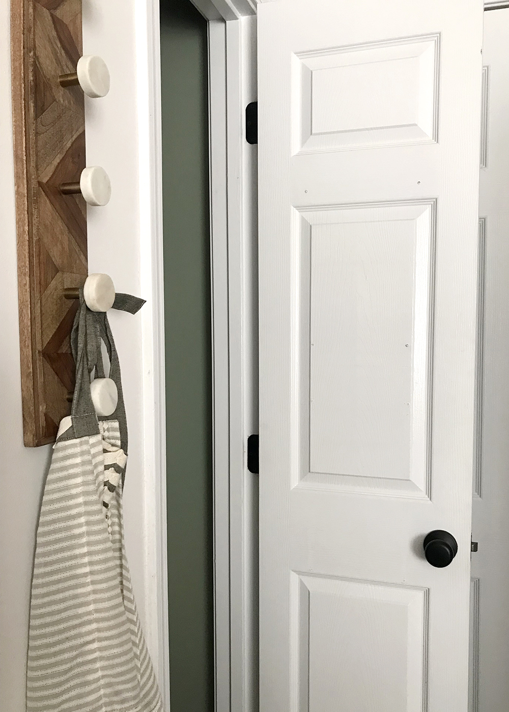 new door knob with hinges