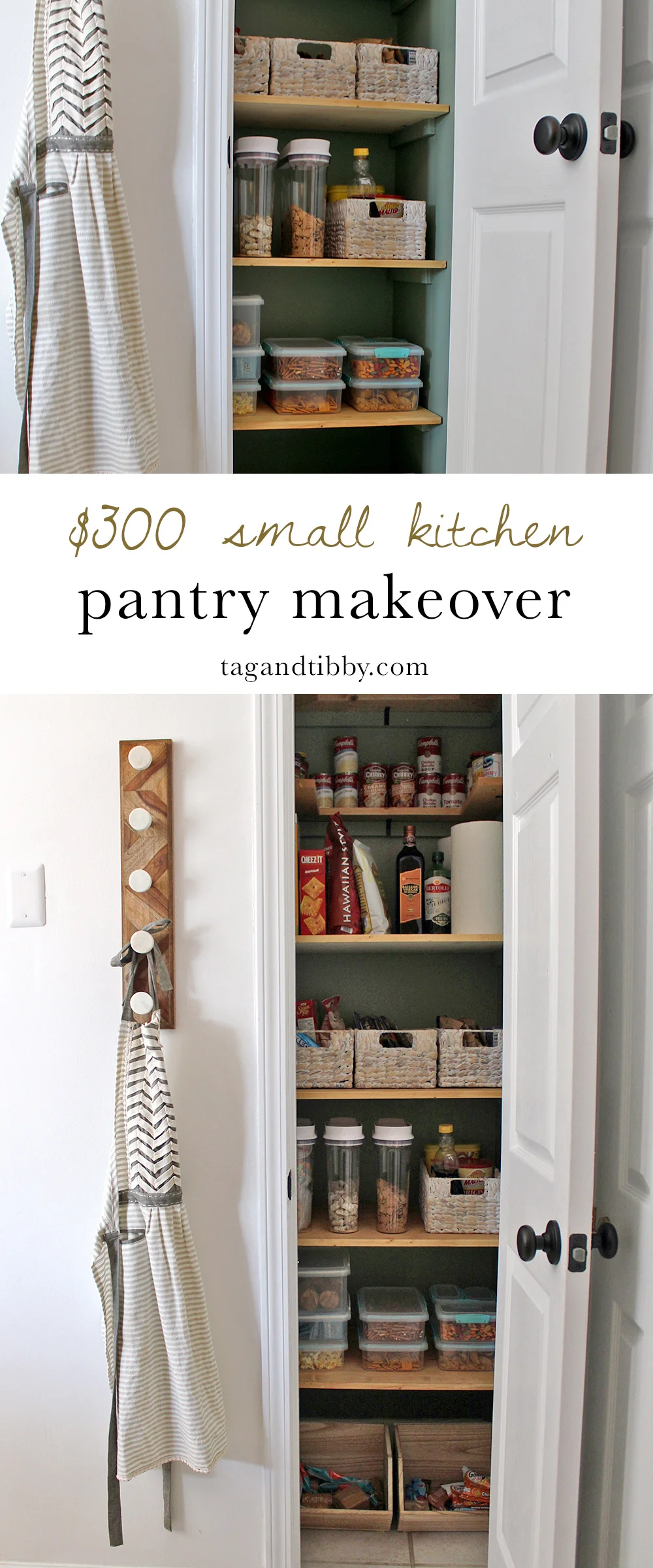 A Clever Kitchen Pantry Makeover For 300 Tag Tibby Design