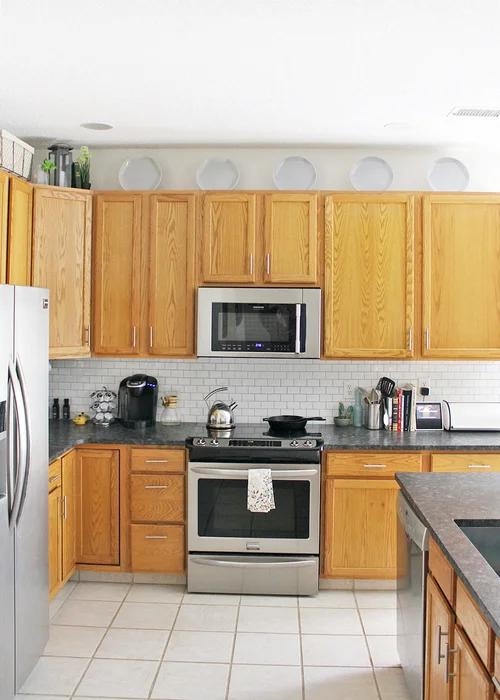 12 Ways To Decorate Above Kitchen Cabinets Tag Tibby Design
