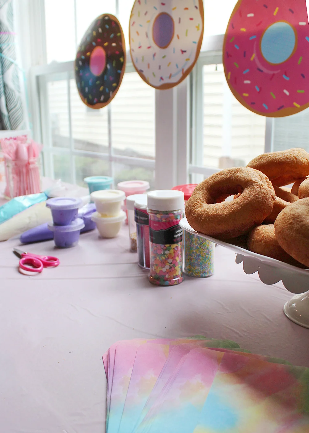 A Donut Decorating Birthday Party — Tag & Tibby Design