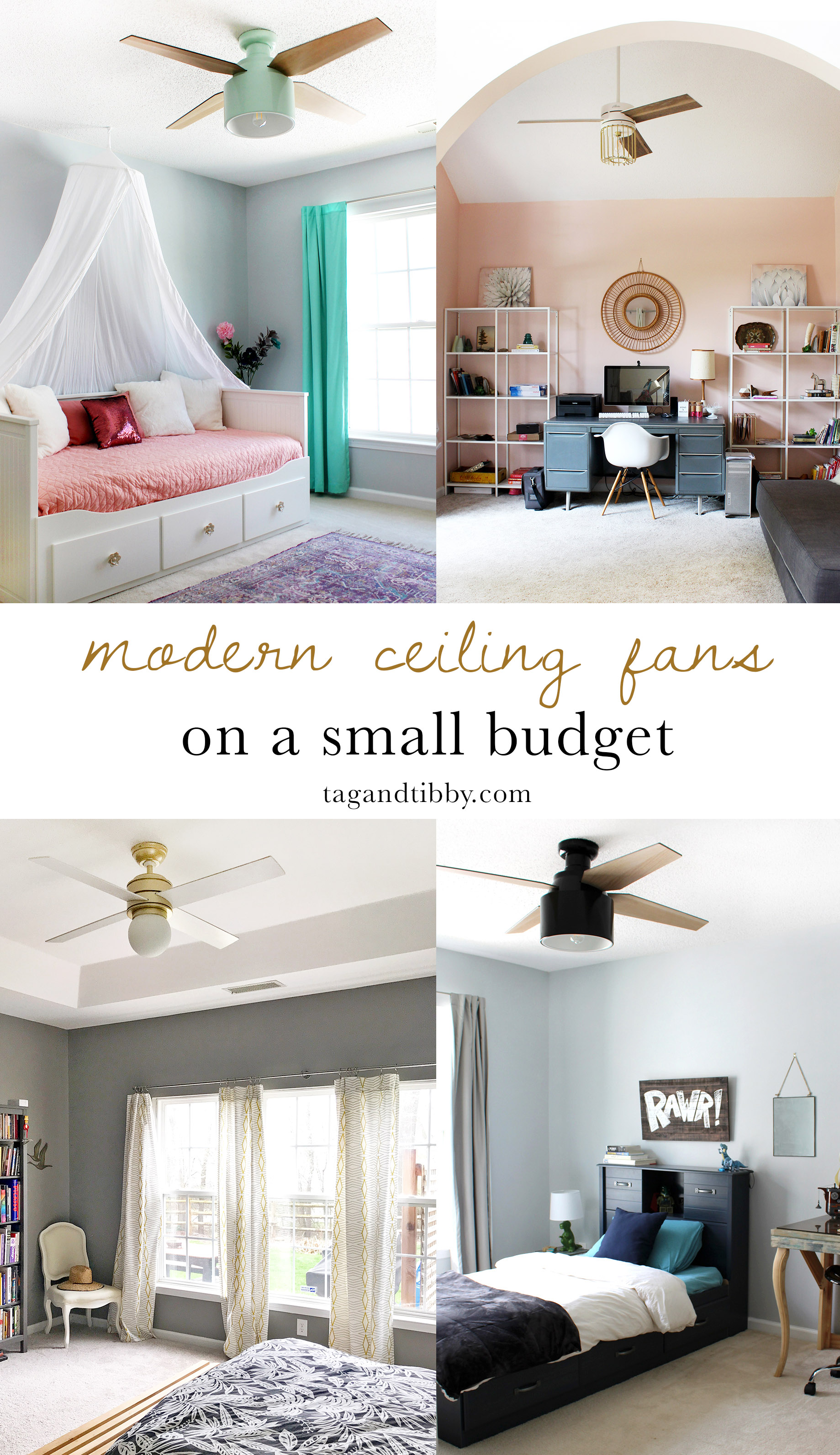 8 Modern Rustic Ceiling Fans For Under 250 Tag Tibby Design