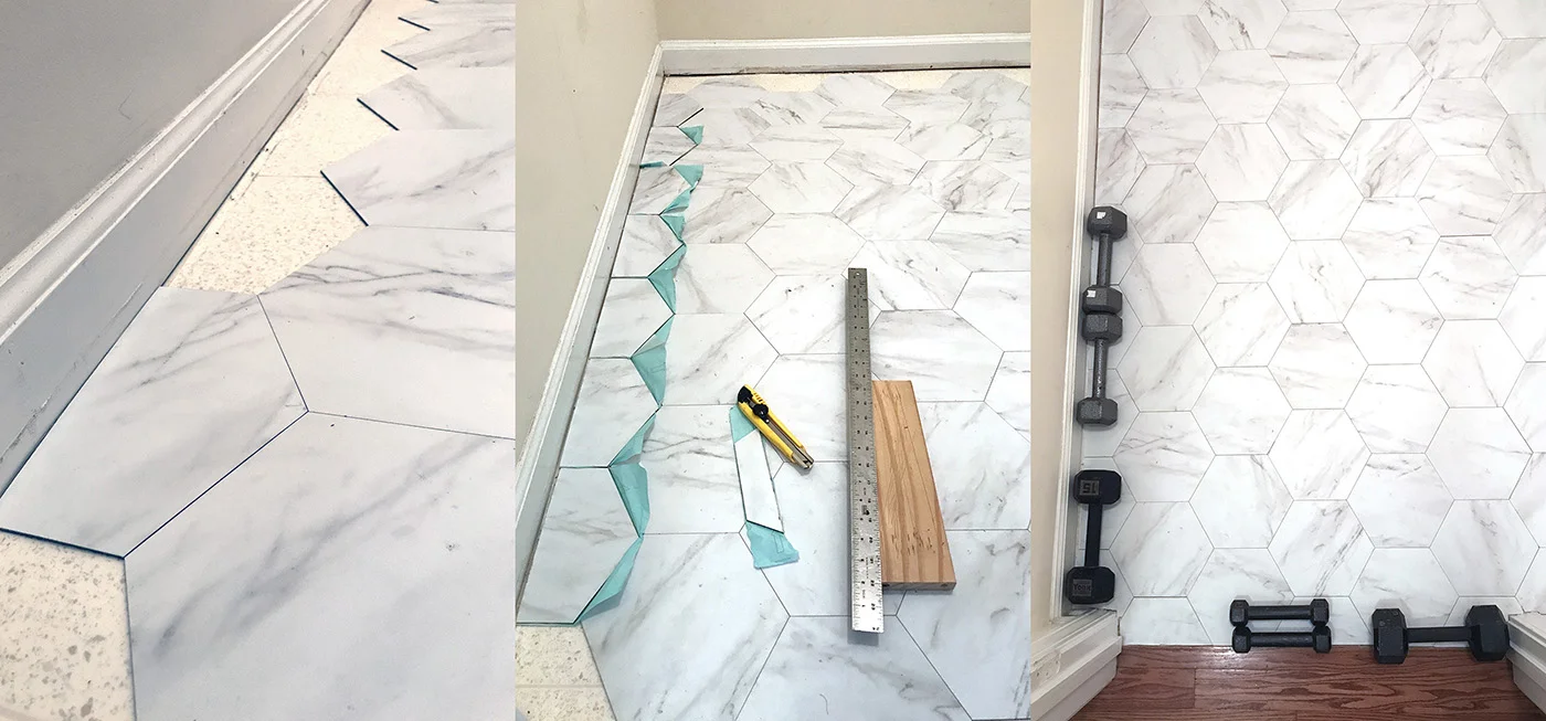 How to Install Peel and Stick Floor Tile for $100 — Tag & Tibby Design