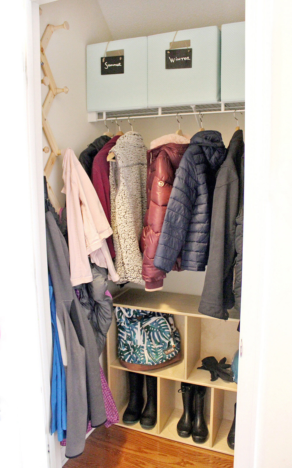 Coat Closet Makeover With Practical Storage Ideas — Tag & Tibby Design