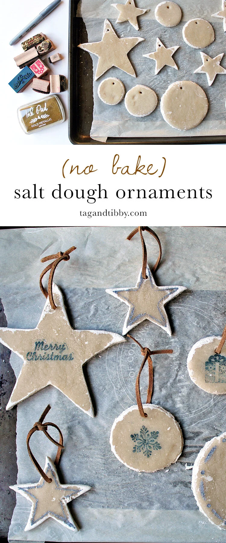 NoBake Salt Dough Ornaments — Tag & Tibby Design