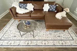 Rifle Paper Co. Rug Review — Tag & Tibby Design