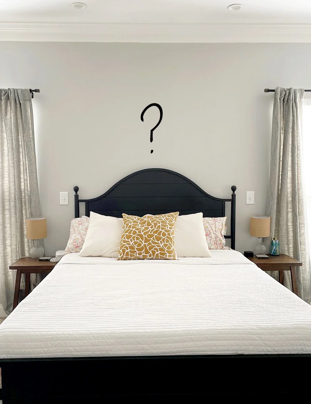 What Size Artwork Over a Queen Bed? — Tag & Tibby Design