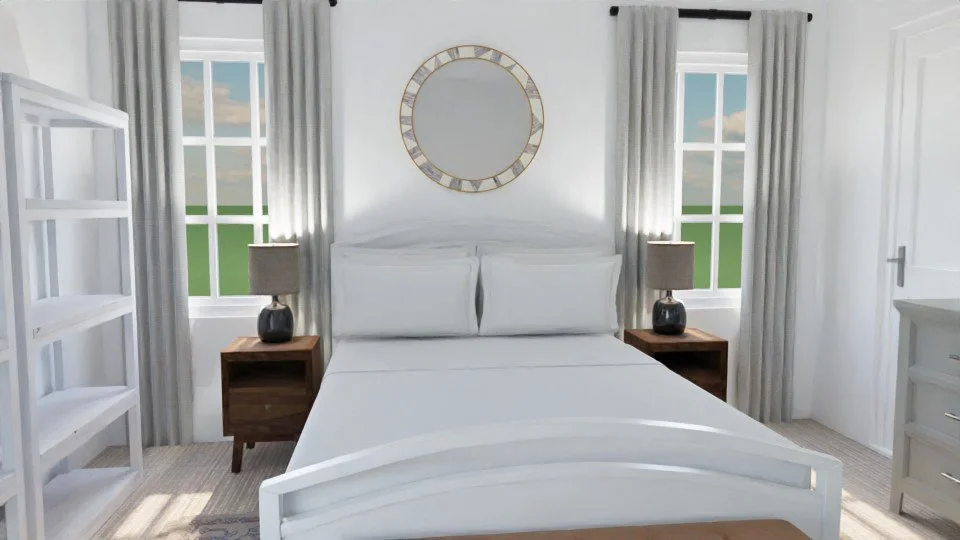 What Size Artwork Over a Queen Bed? — Tag & Tibby Design