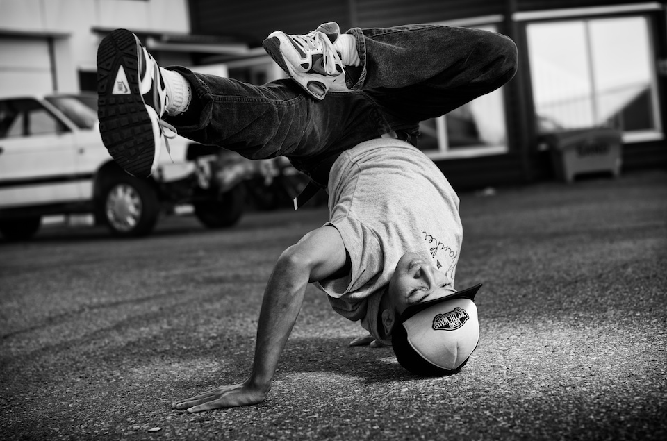 Haddis b-boy freeze