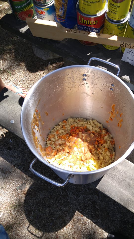 Hobo Stew in the making