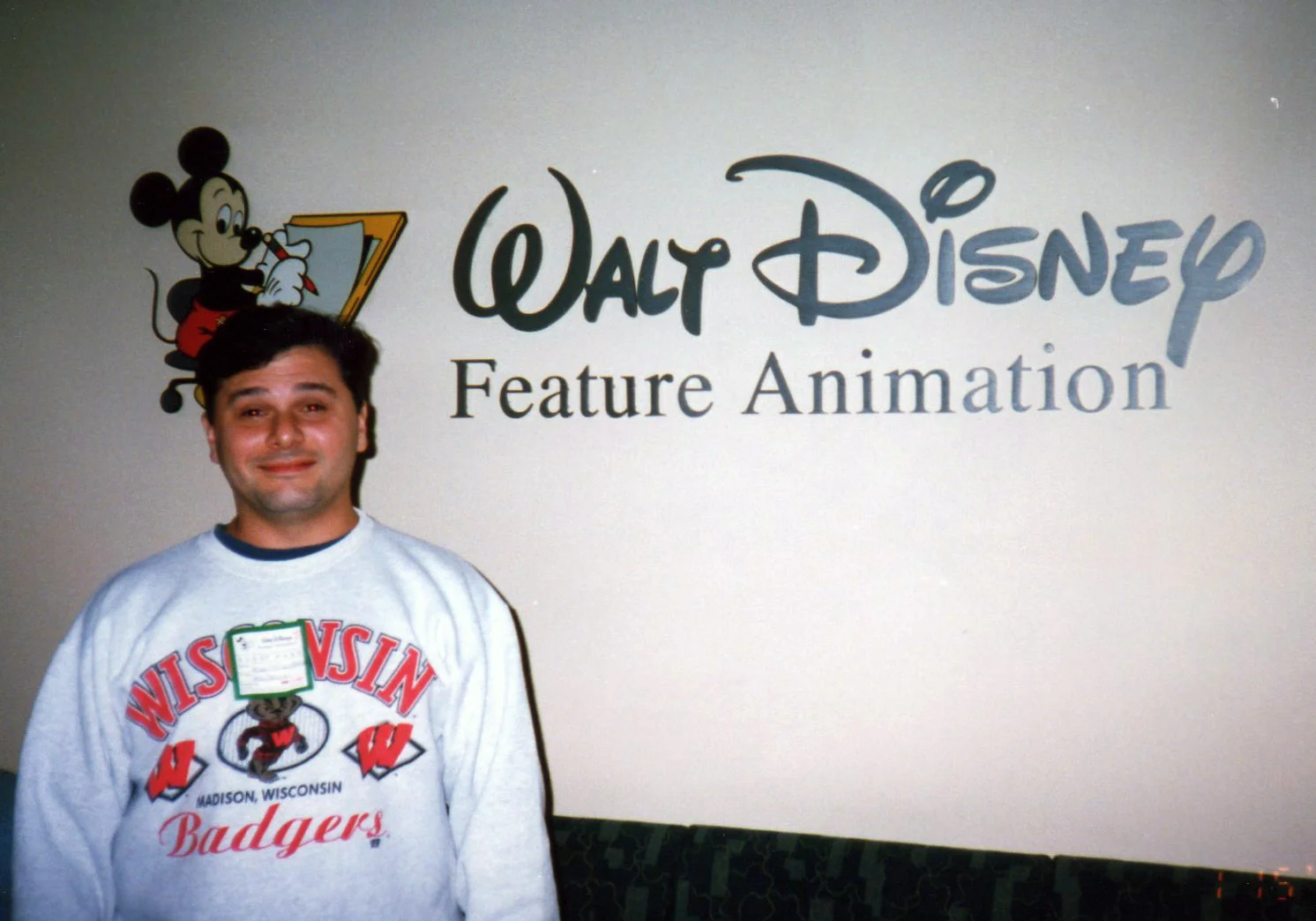 January 1997, at the Mecca of feature animation in Burbank when I attended my animation internship.