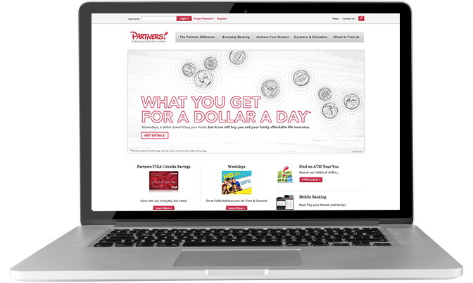 Website showing Insurance Awareness Month advertising