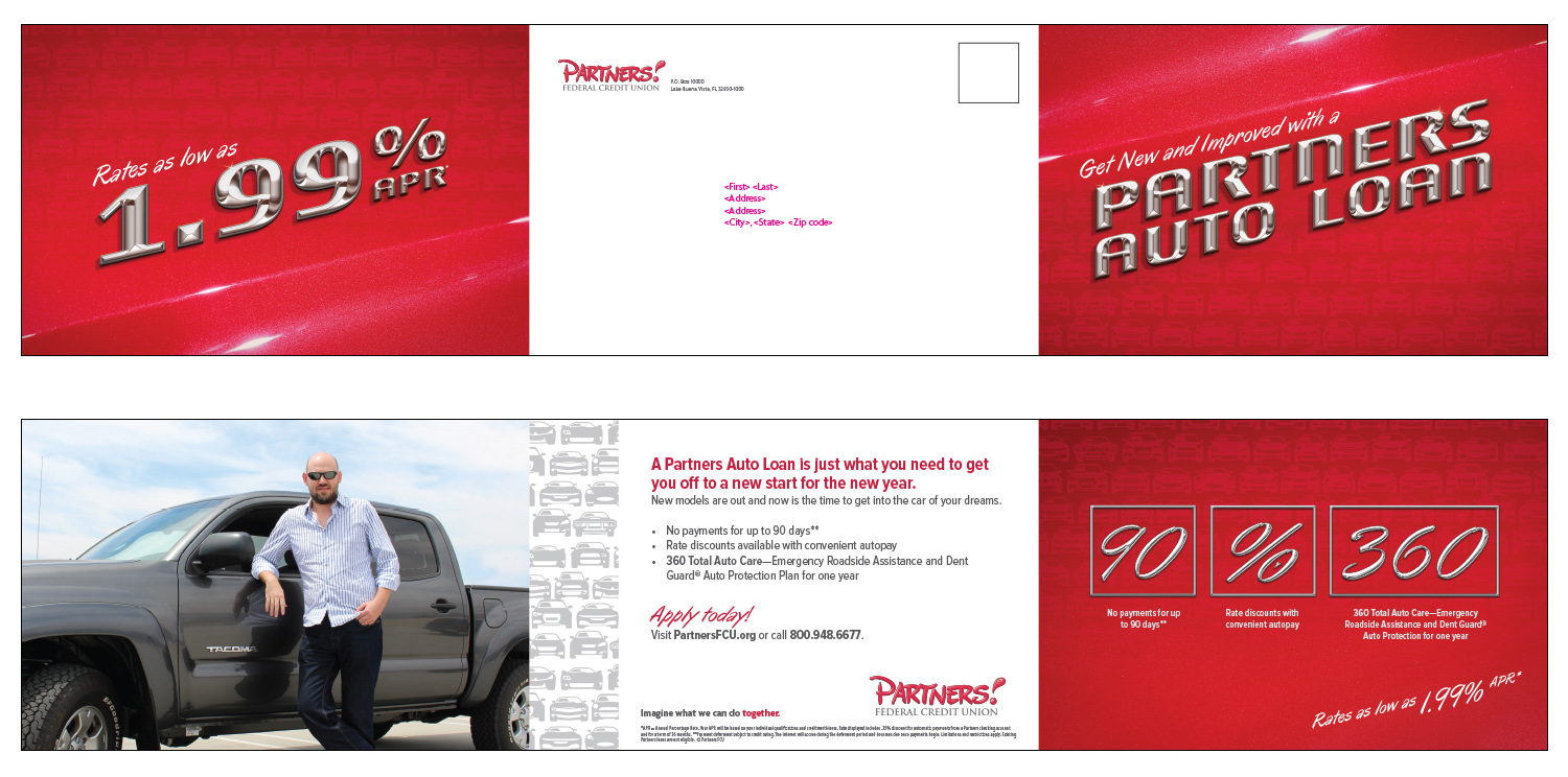 Self mailer for new vehicles - Mailer #1