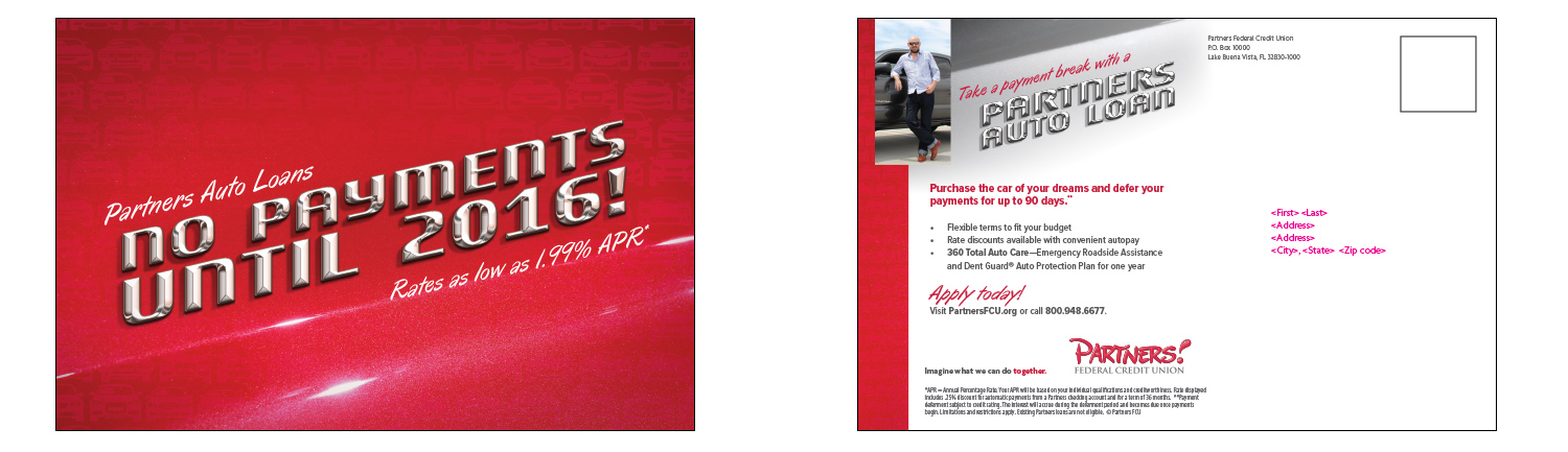 Post card for new vehicles - Mailer 3