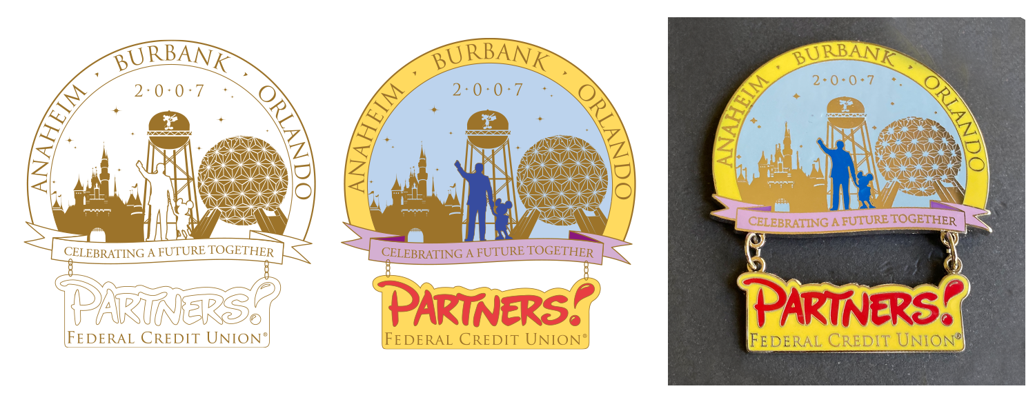 Partners and Vista Federal Credit Union Merger Pin (Copy)
