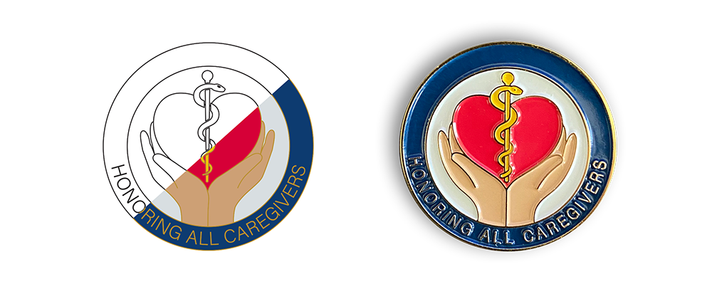 Honoring All Caregivers Pin - 2020 COVID-19 Pandemic (Copy)