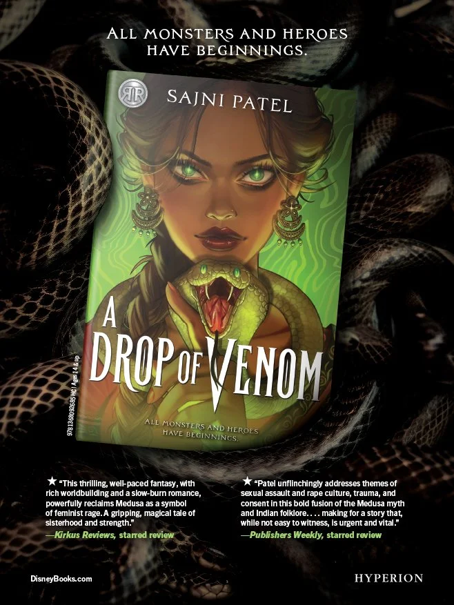 A Drop of Venom Book Release Print Advertisement for Hyperion