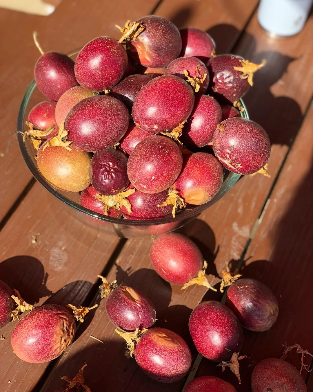 Lilikoi is also called passionfruit.. We picked these from the ground as the fall when ripe