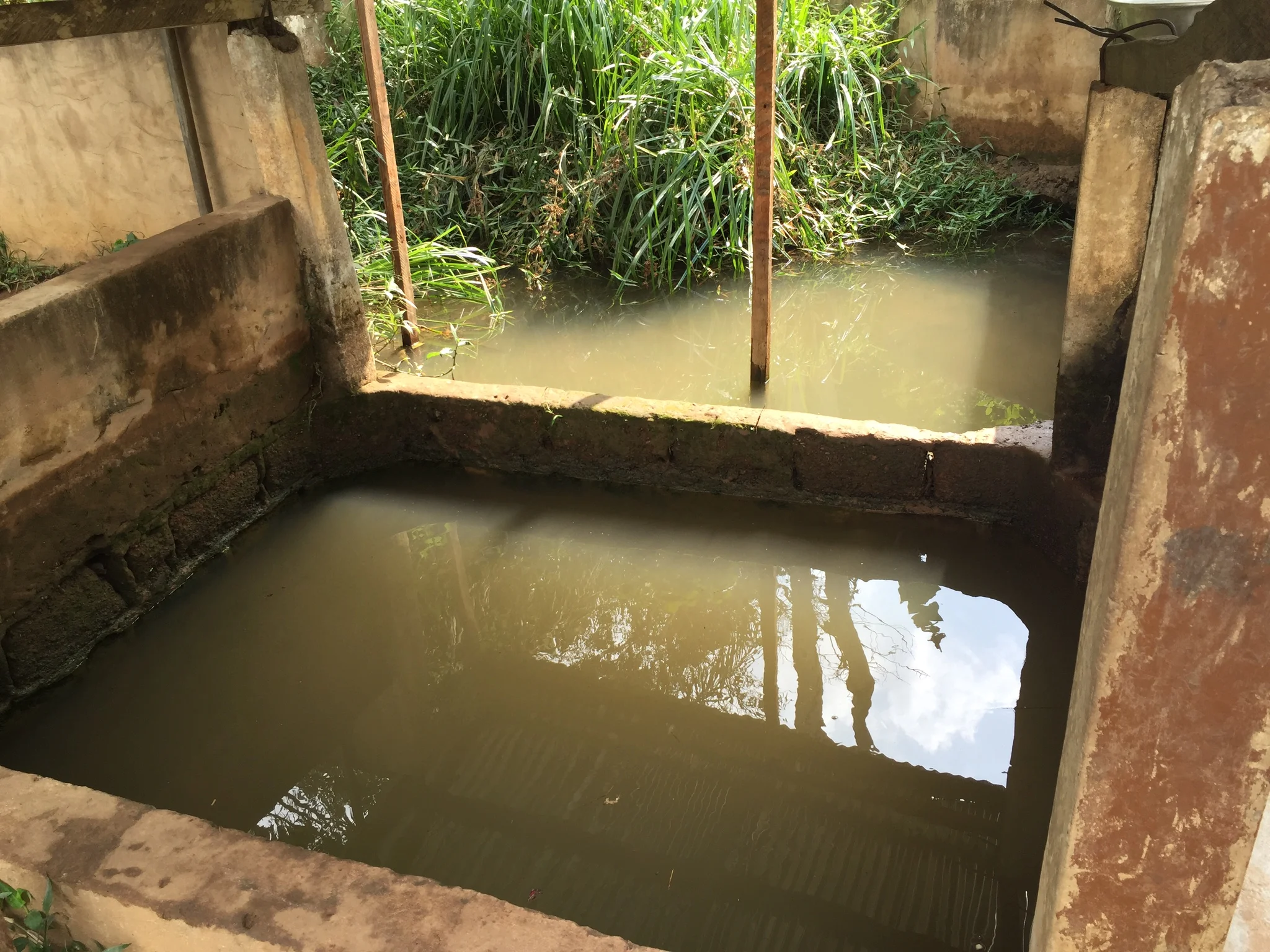 The water source for the new water tower