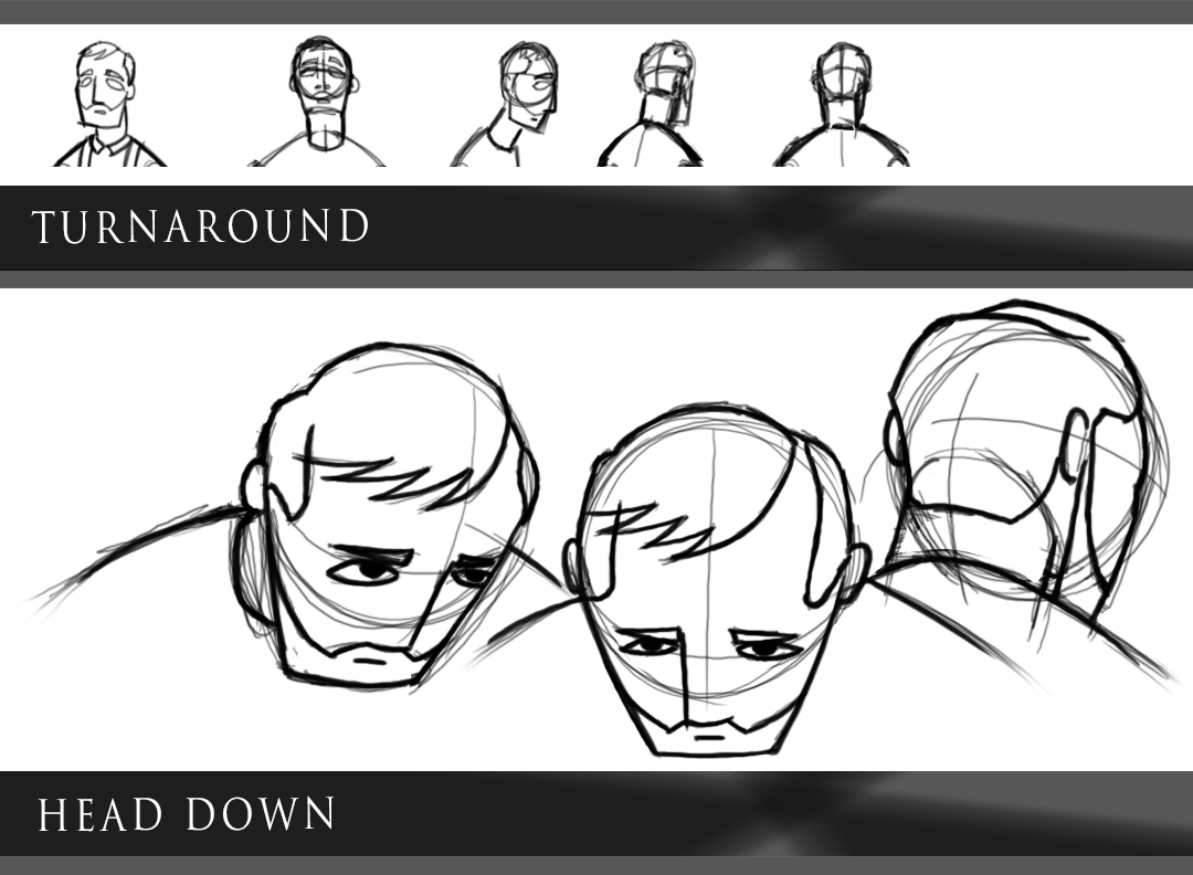 Facial character sheet