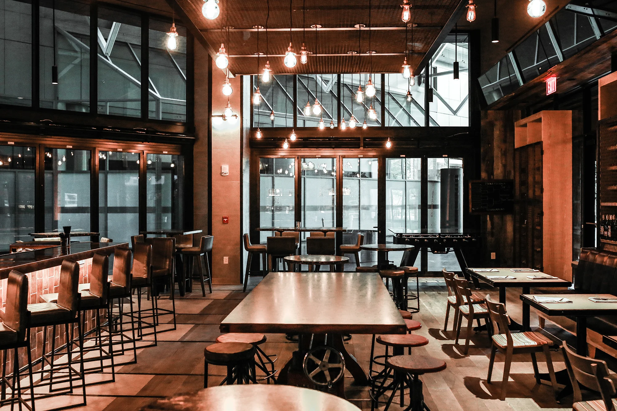 And Stoke bar, led by mixologist Todd Barley follows a similar concept, offering 24 draft beers to choose from, 20 of which are from North Carolina. With a rugged charm and rustic vibe, Stoke bar is a cool hang-out spot that stands on its own. 