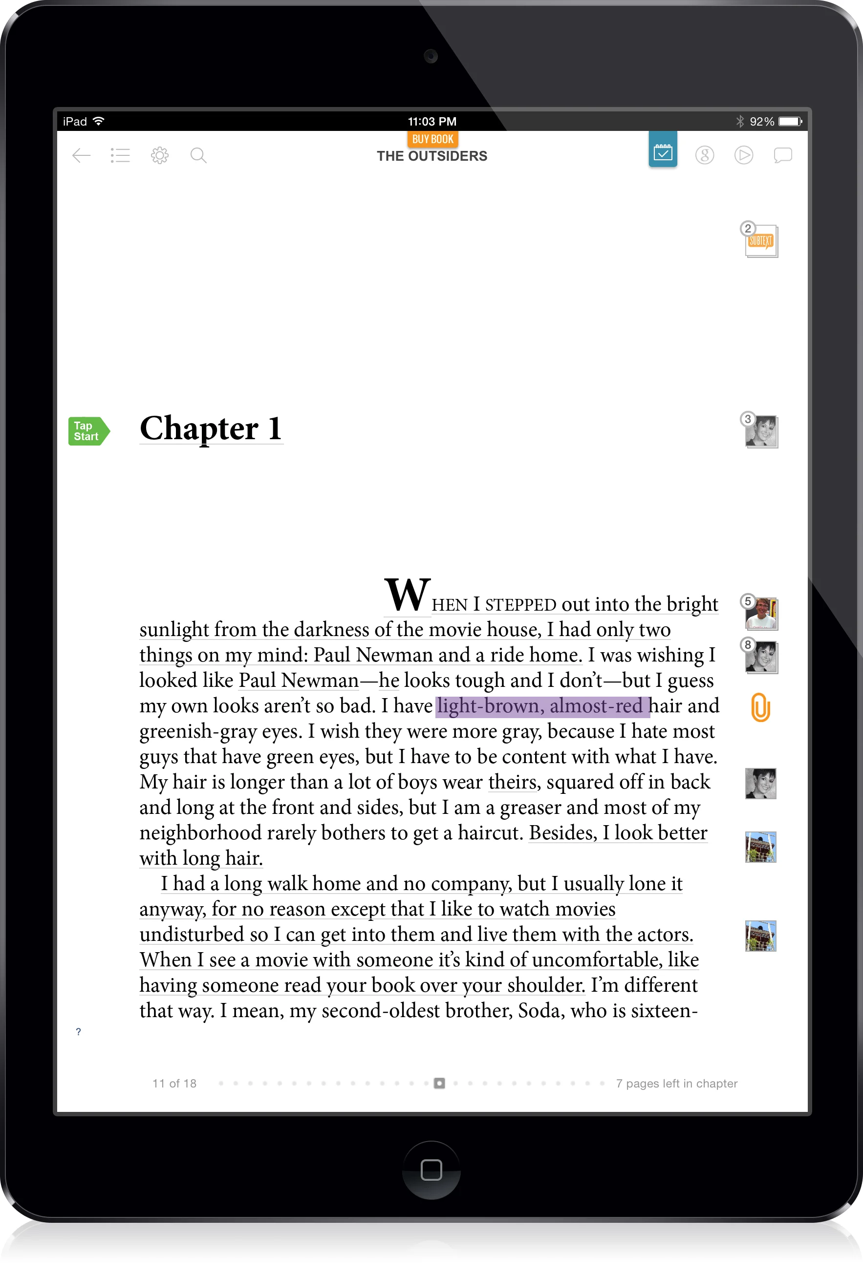 Subtext iPad App