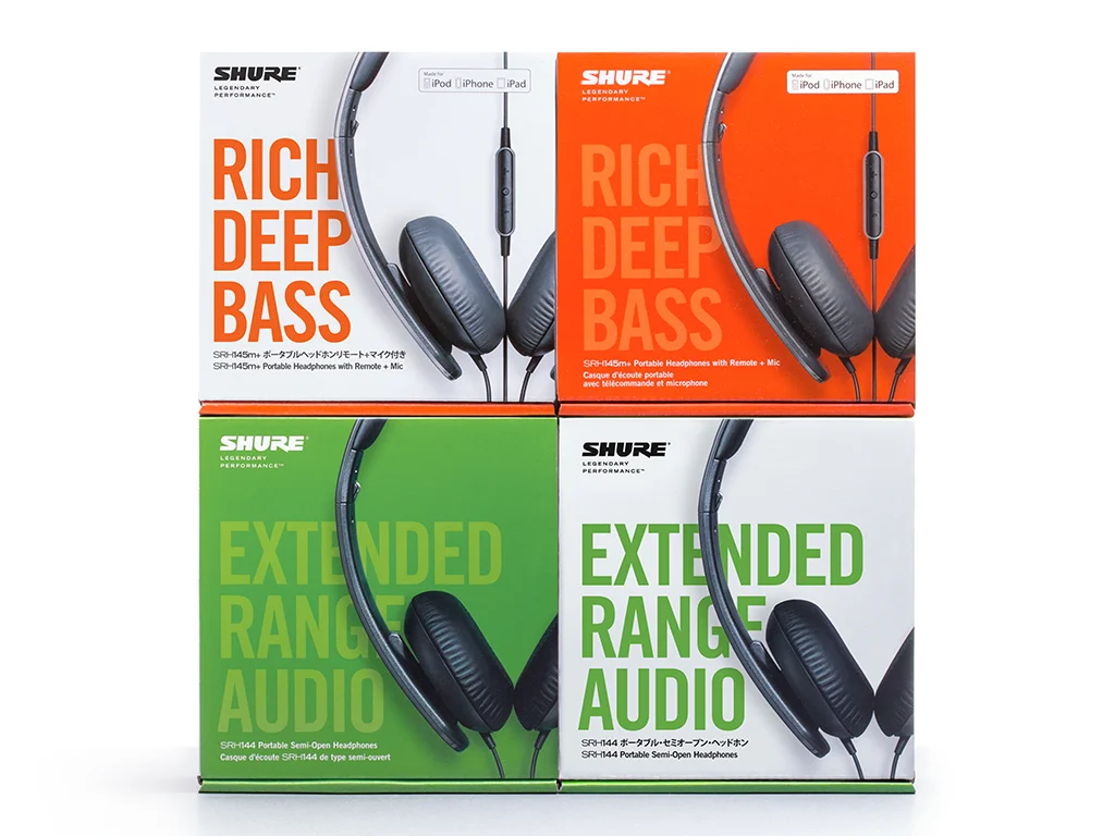 Shure Headphone Packaging