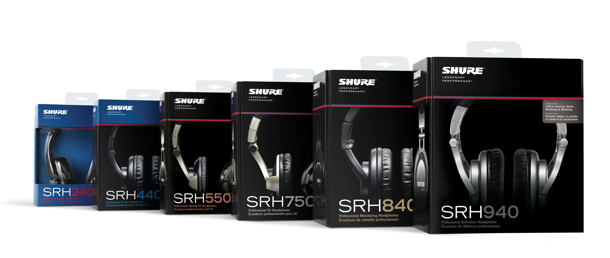 Shure Headphone Packaging