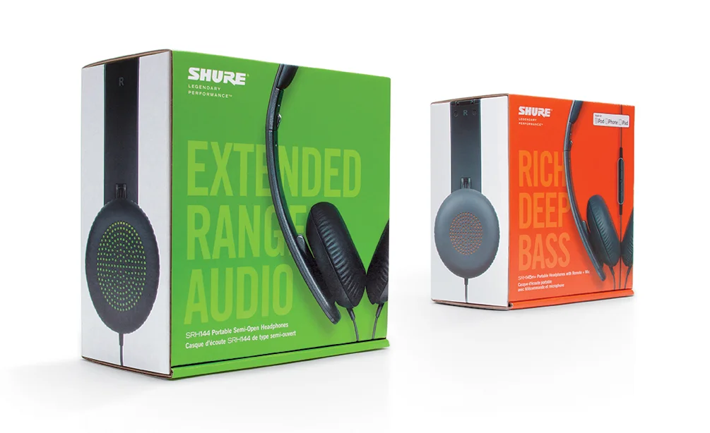 Shure Headphone Packaging