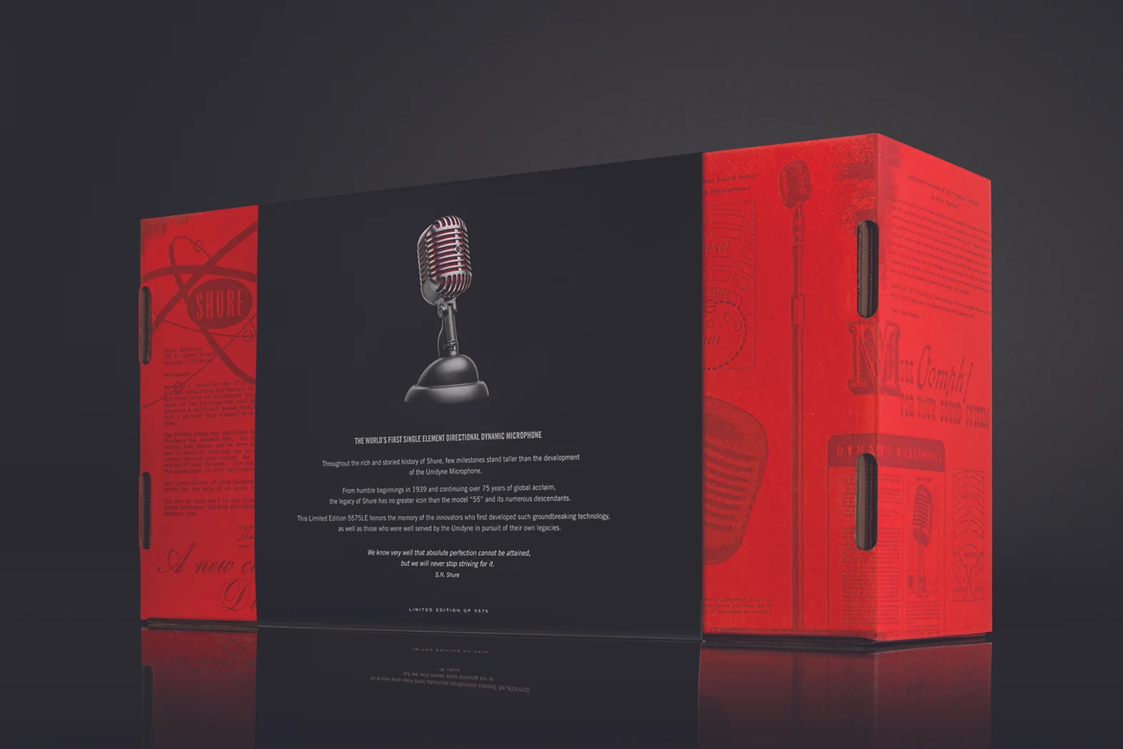 Shure 5575LE Microphone Packaging