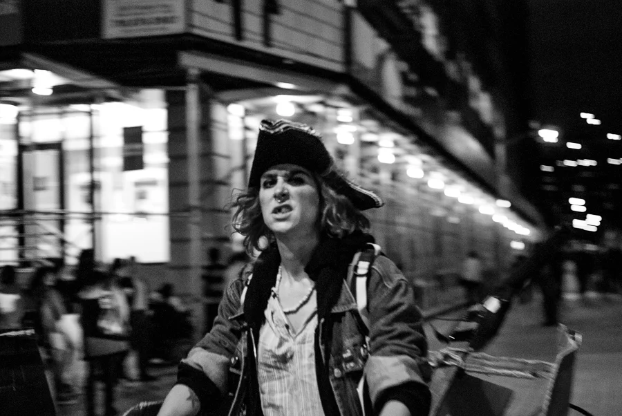 Angry biker