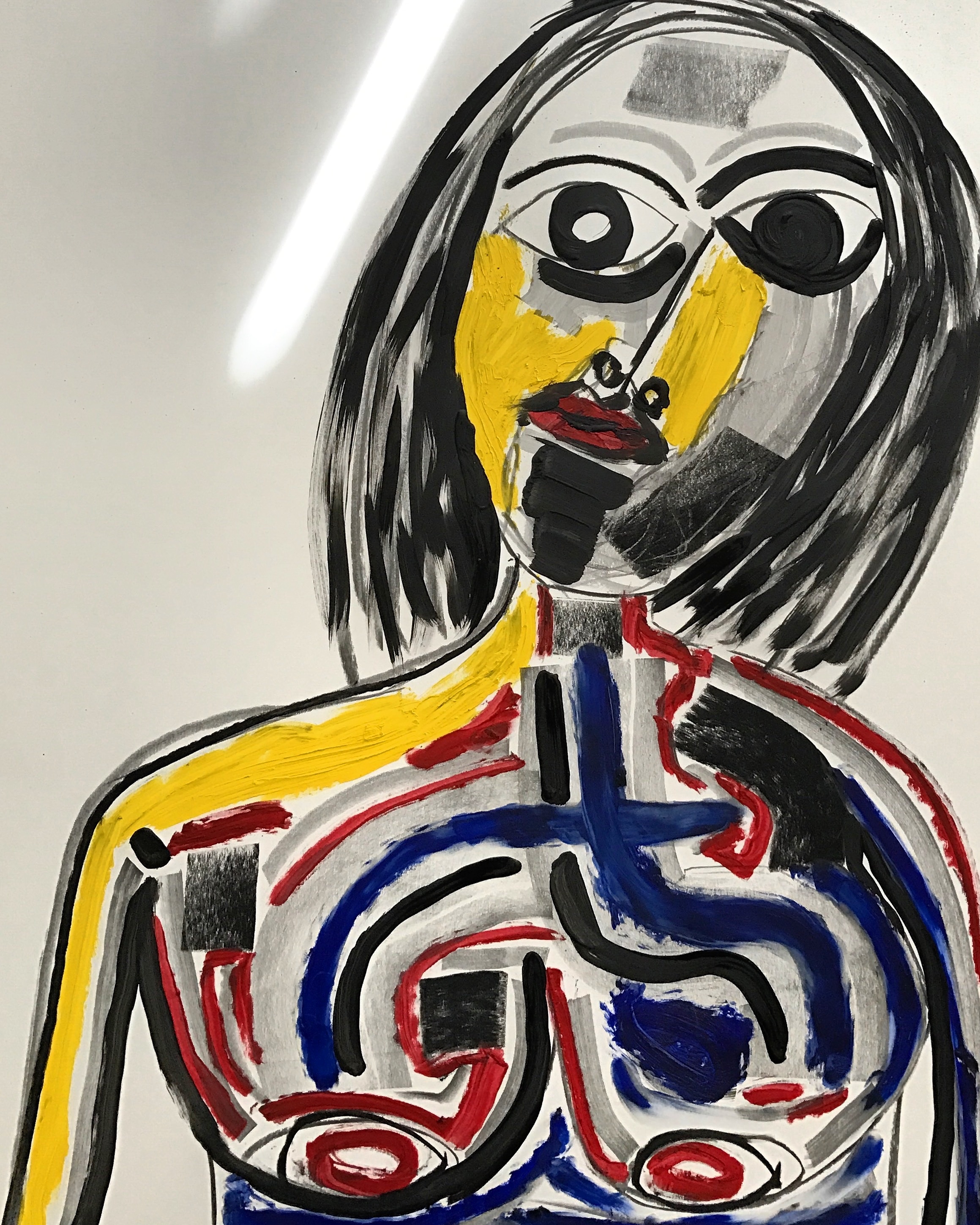 Amarillo, Azul y Rojo #4